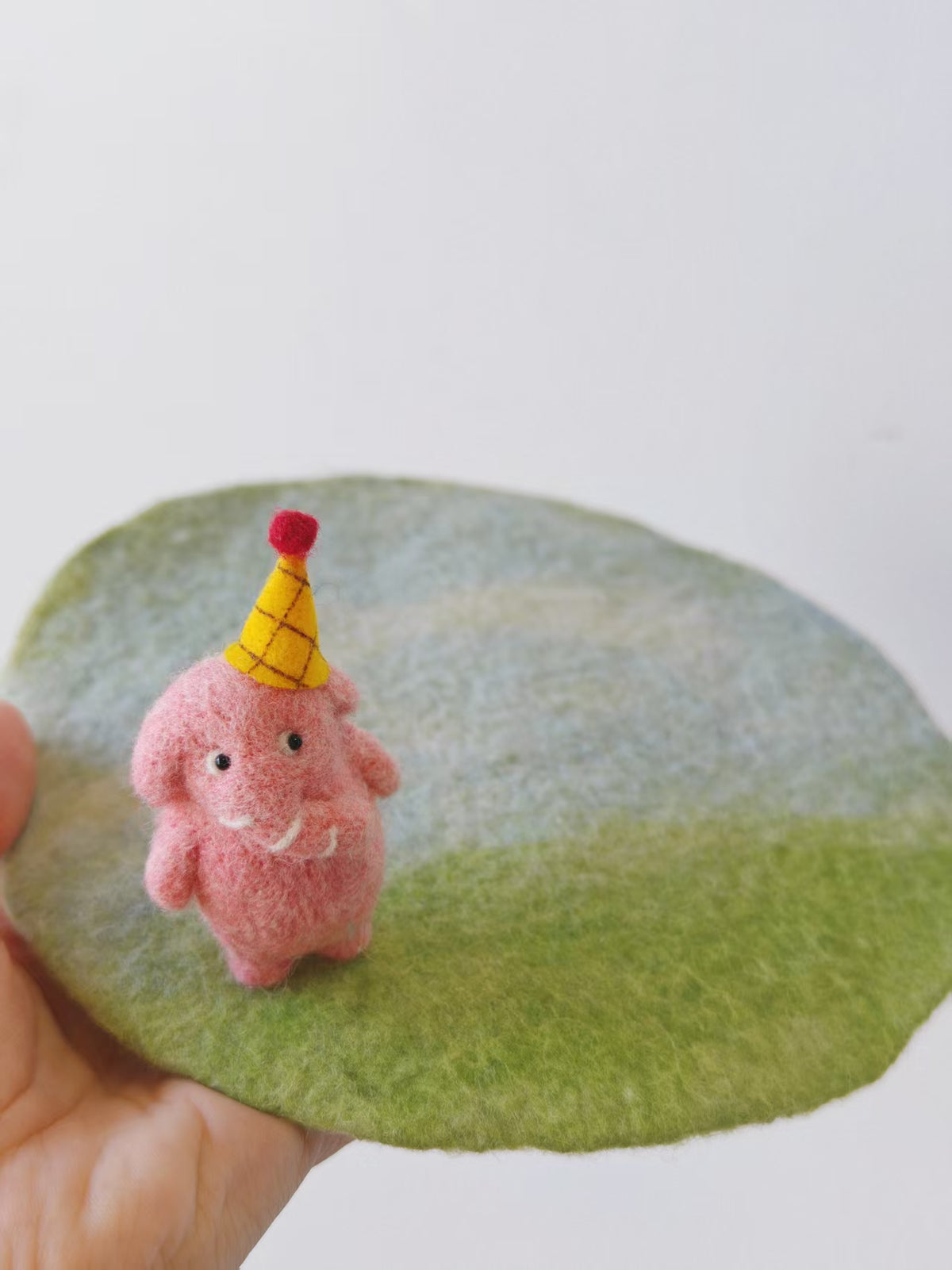 Felt Elephant Coaster