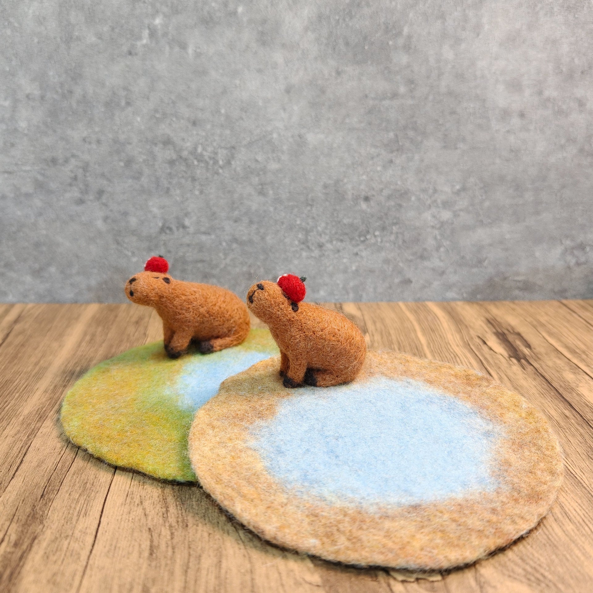 Felt Capybara Coaster