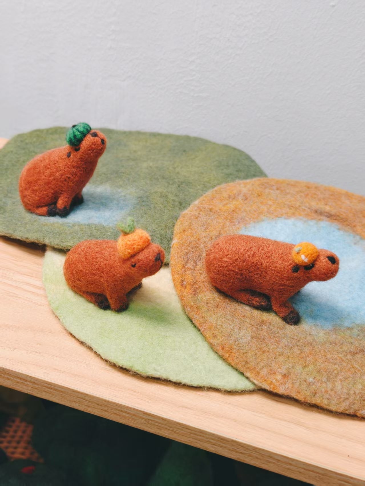 Felt Capybara Coaster