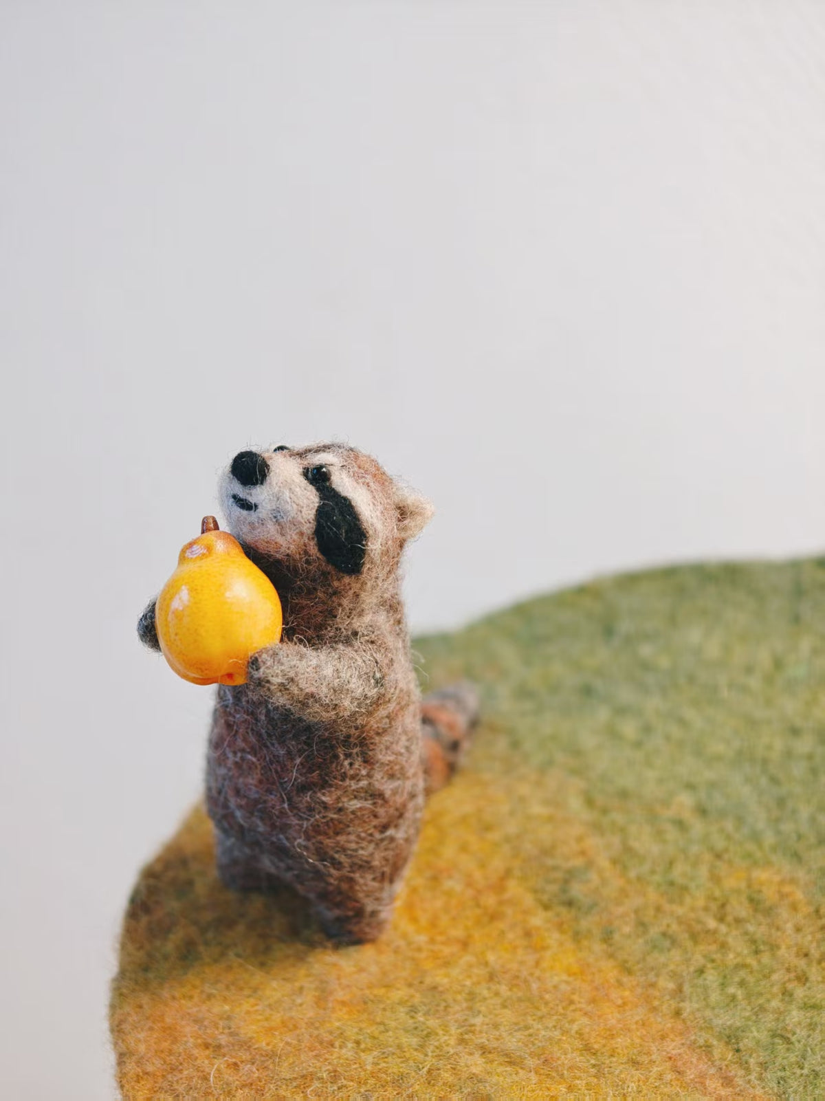 Felt Raccoon Coaster