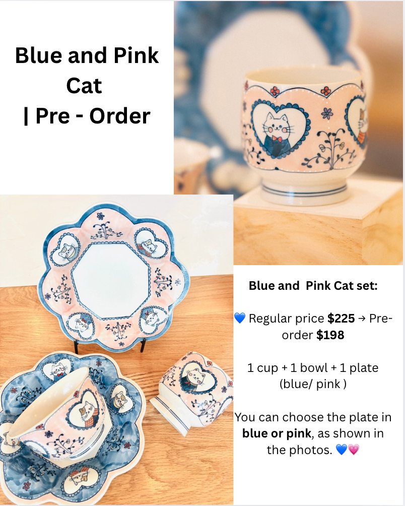Blue and Pink Cat | Pre-Order