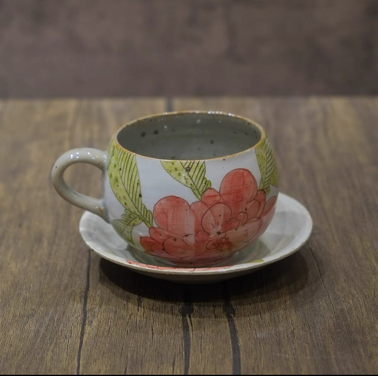 Latte Cup - Peony