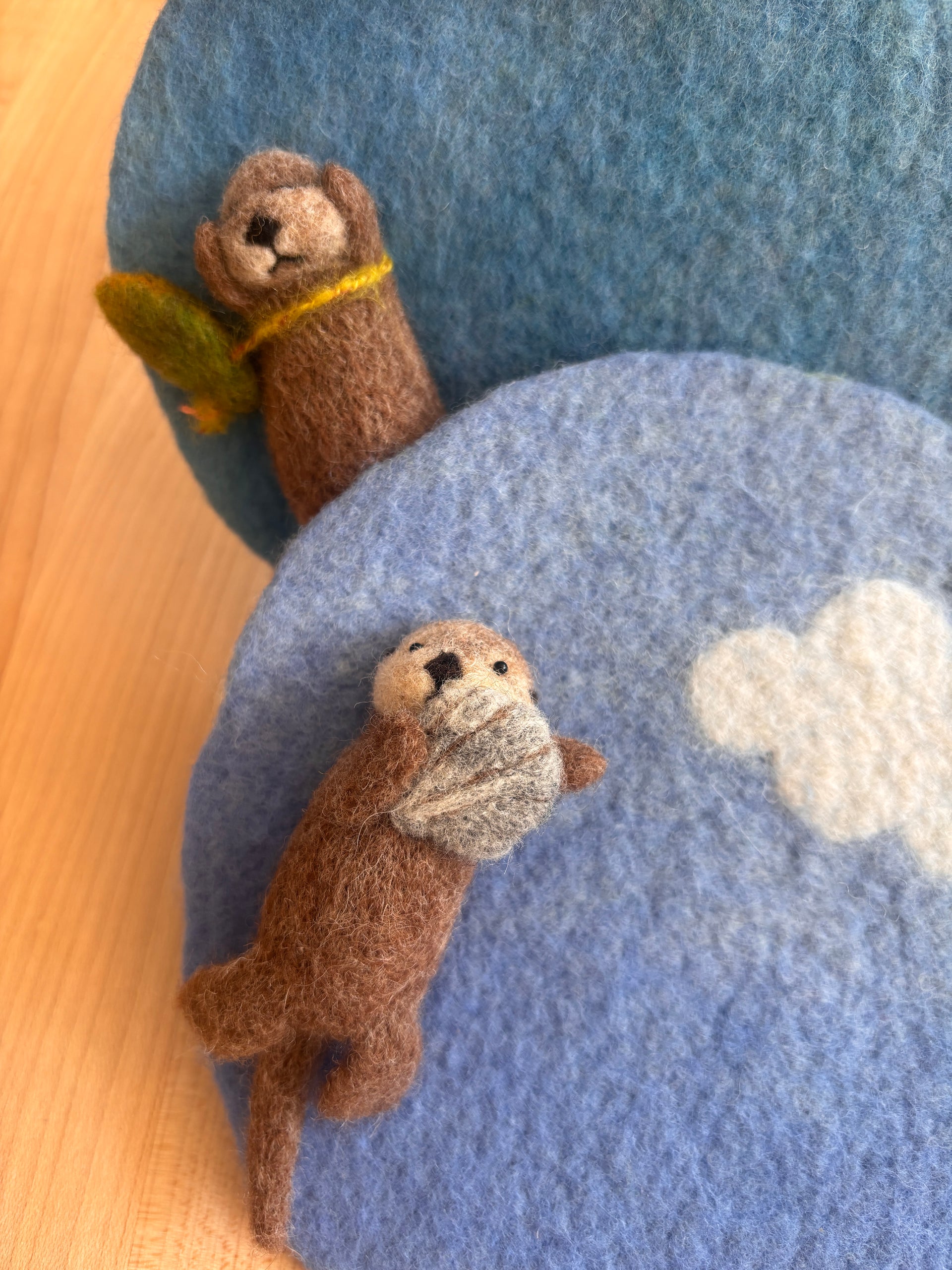 Full-Body Sea Otter with Shell