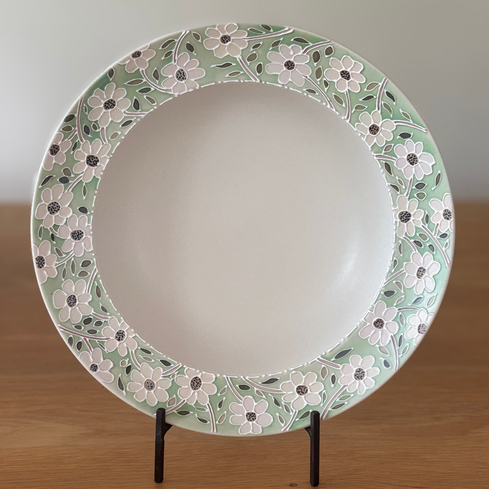 Daisy Persimmon Plate