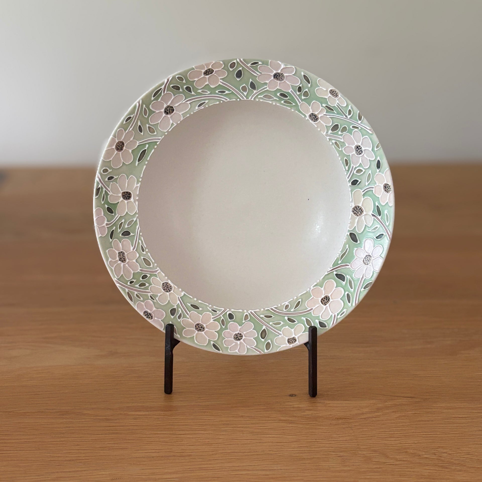Daisy Persimmon Plate