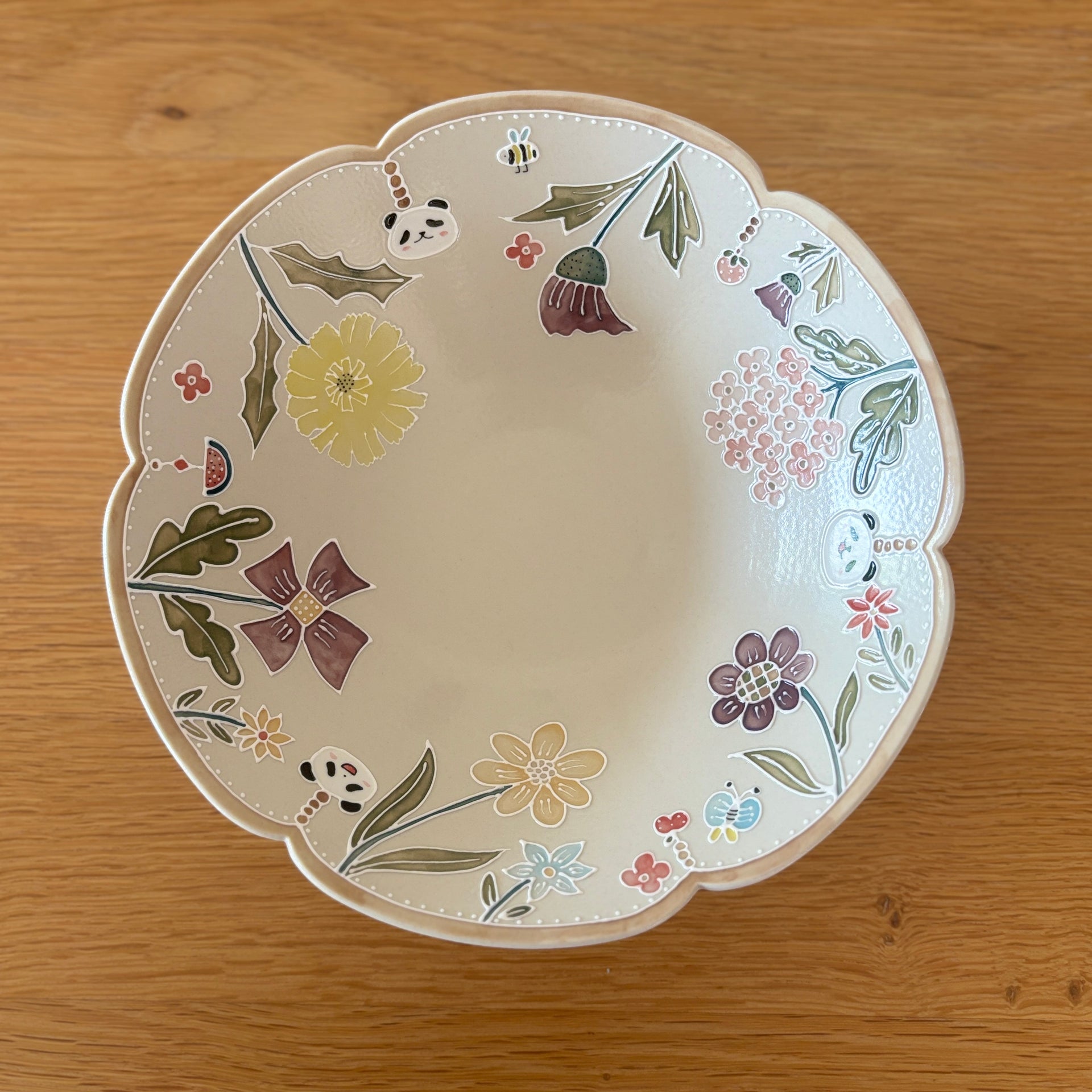 Floral Petal Rim Bowl