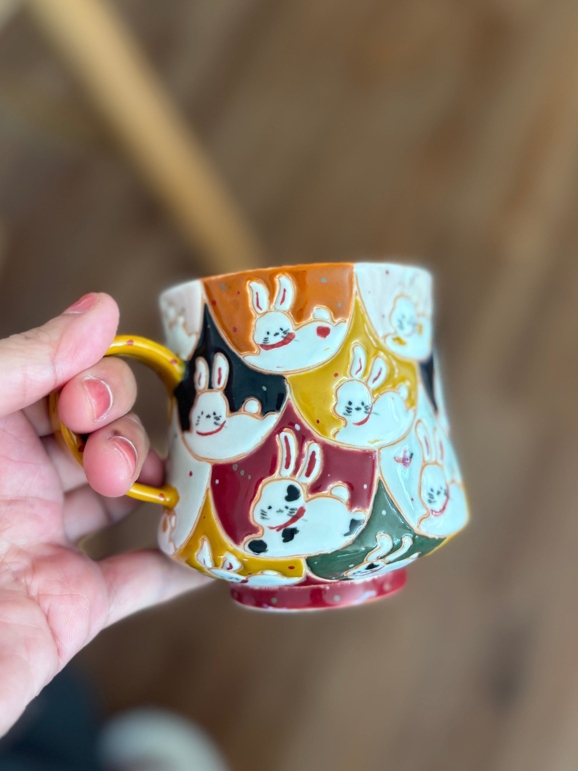 Rabbit Handle Mug