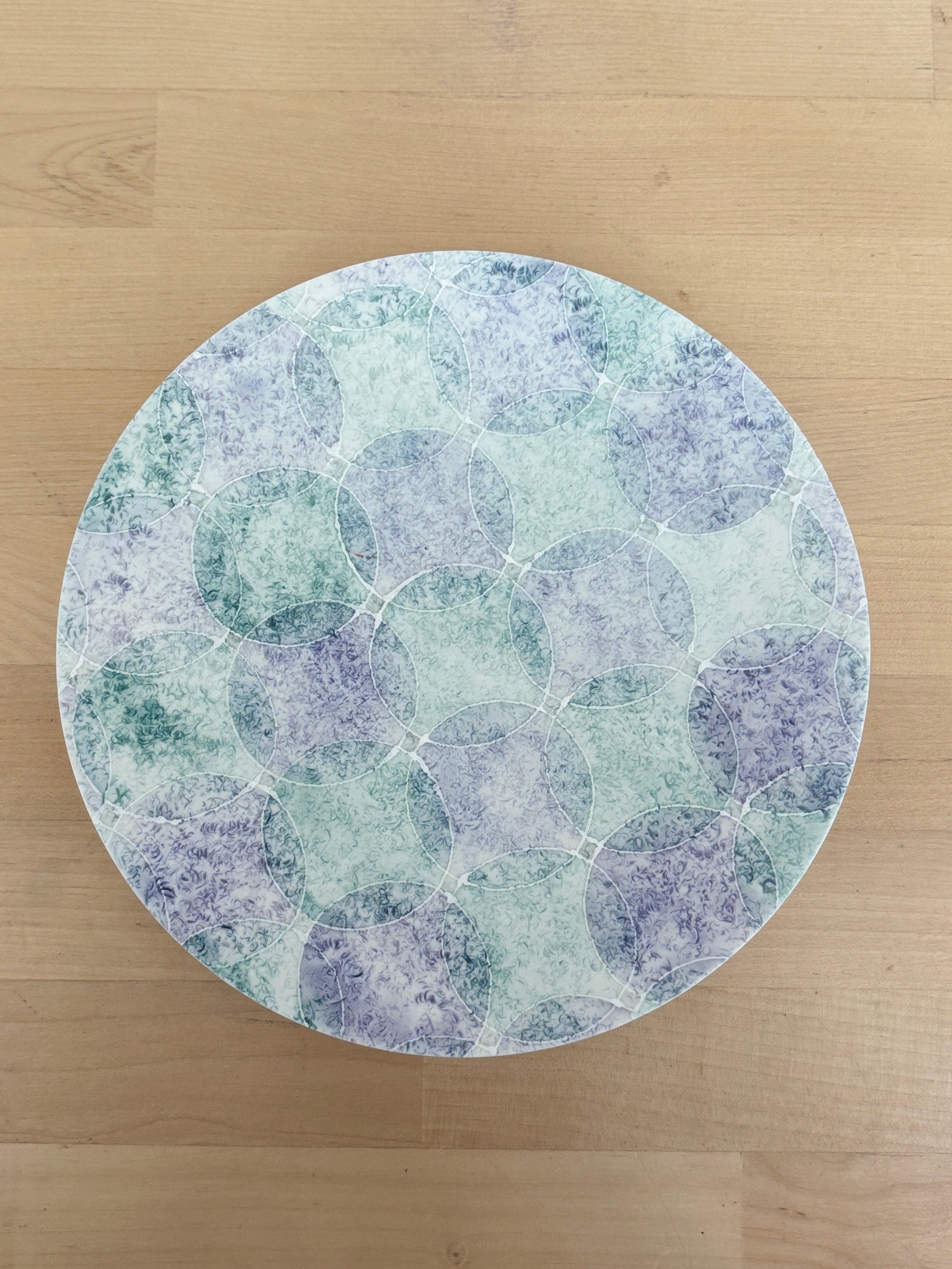 Quilt Plate - Lavender Mist
