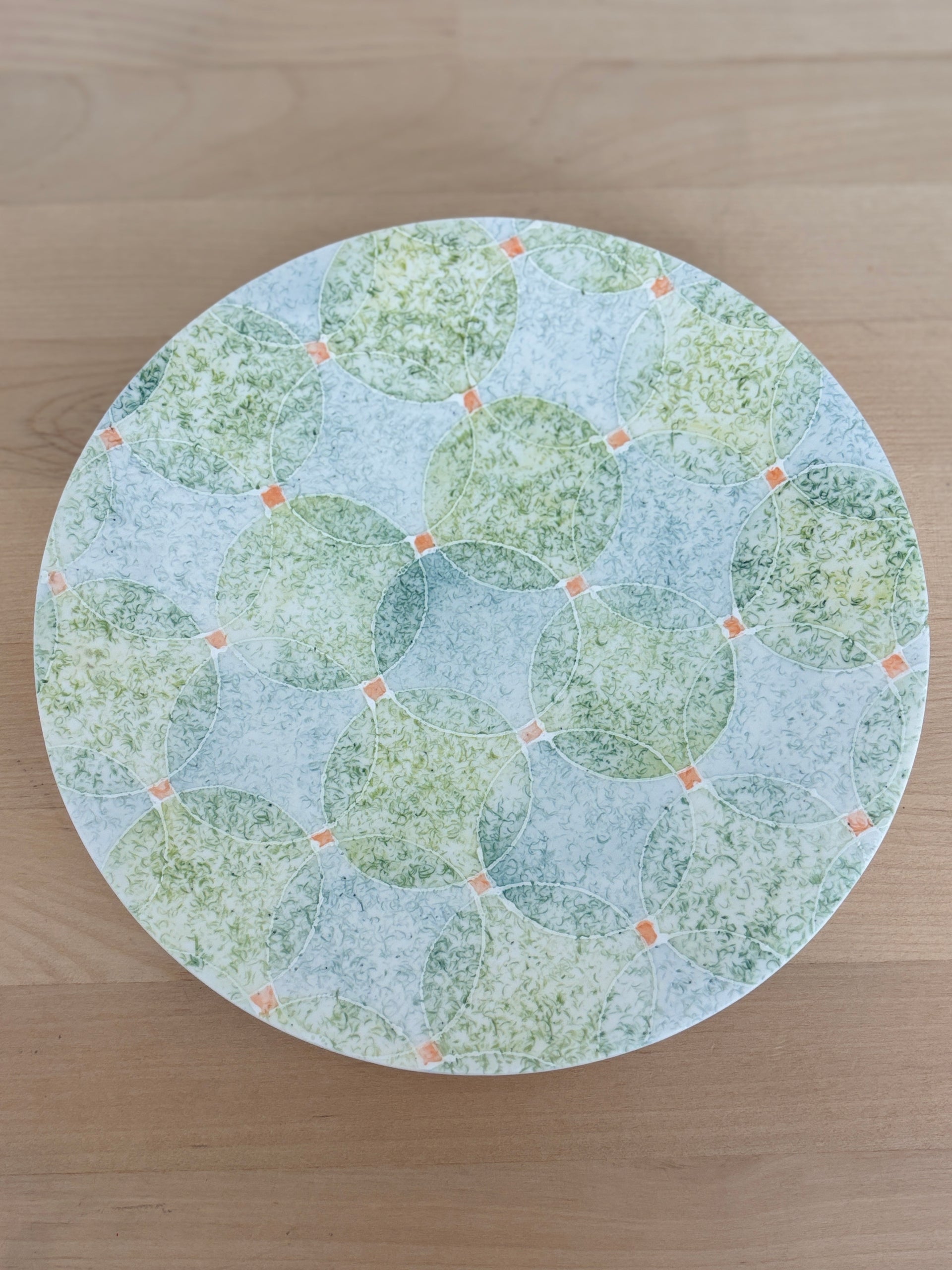 Quilt Plate - Forest Green