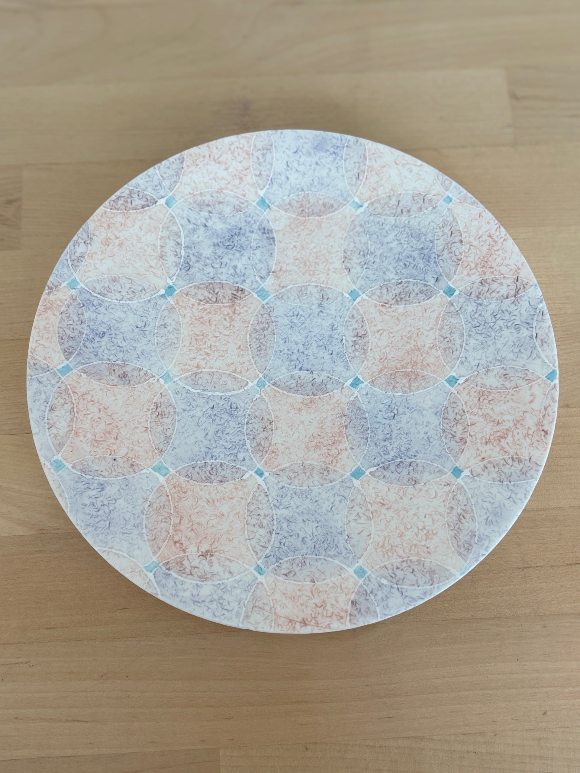 Quilt Plate - Sunset Glow