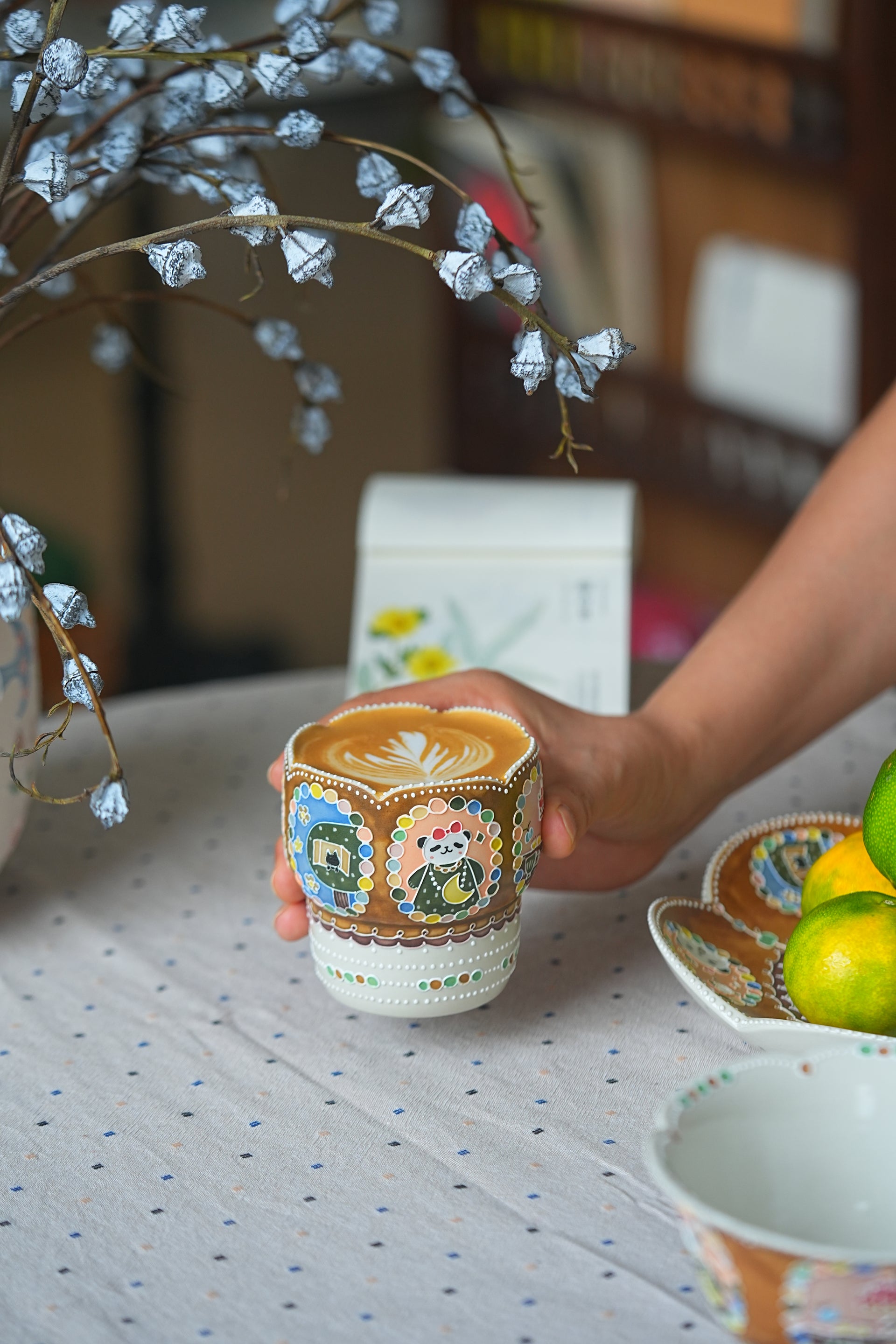 Panda Brown Ice Cream Cup