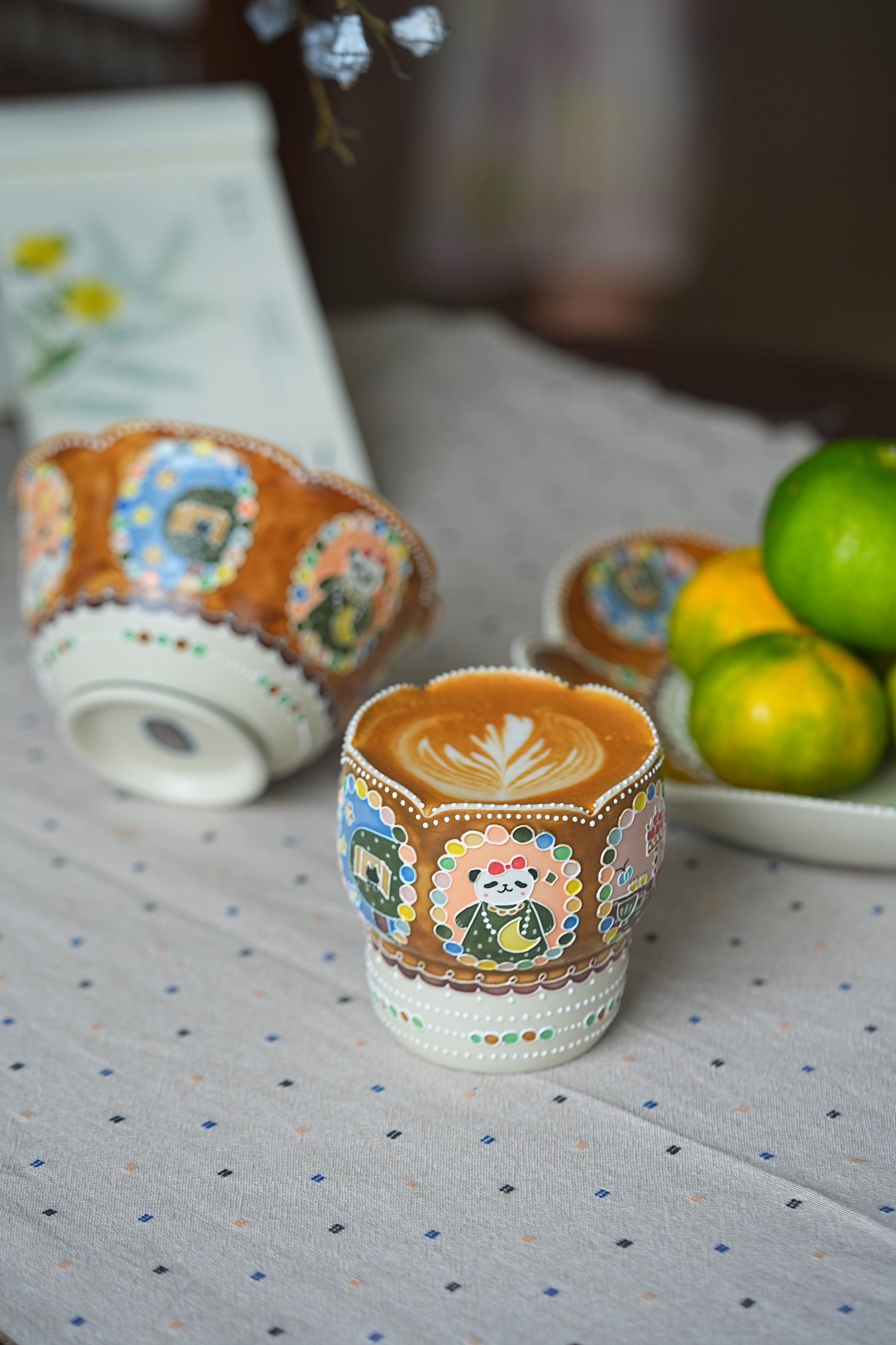Panda Brown Ice Cream Cup
