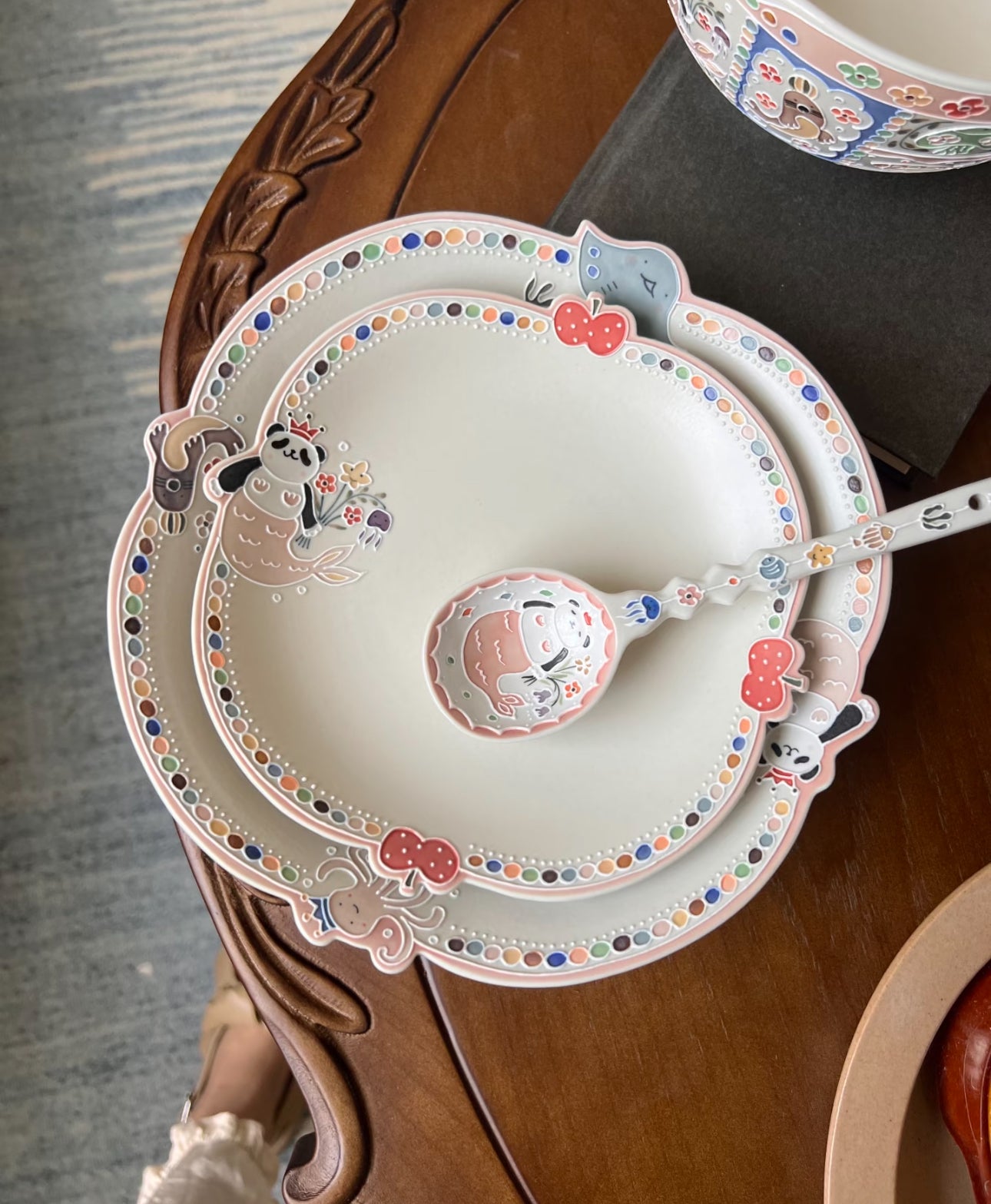 Panda Ocean Square Plate