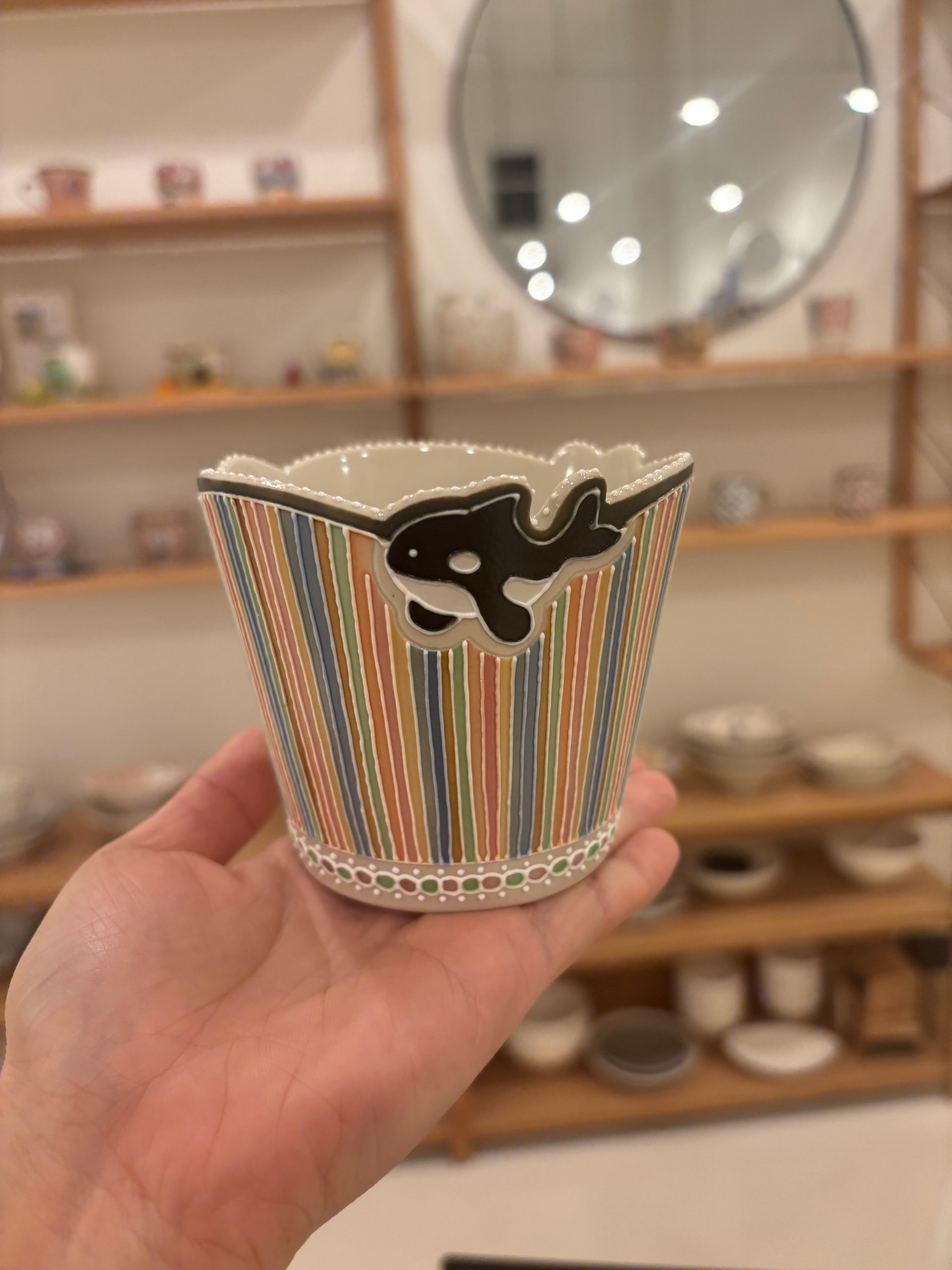 Orca Striped Choko Cup