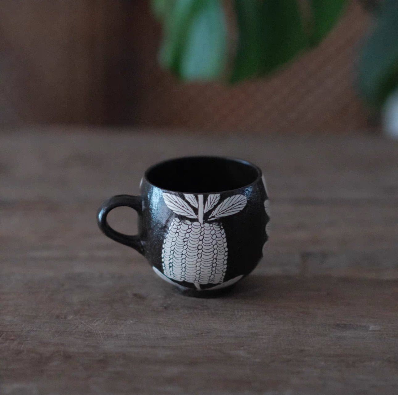 Handle Egg Cup - Protea