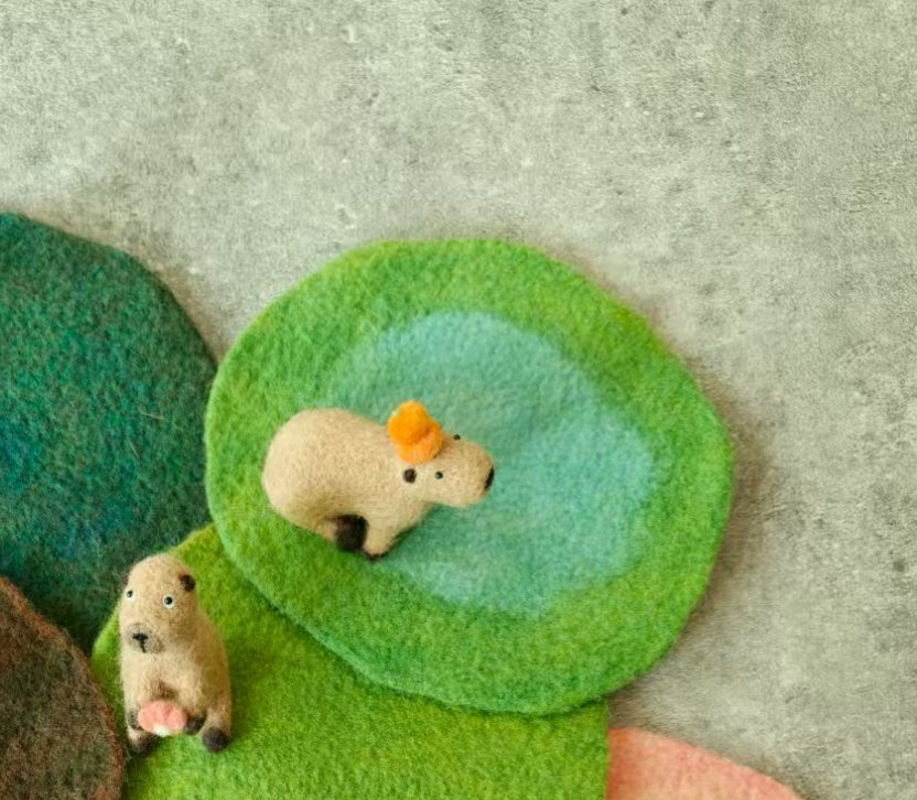 Felt Capybara Coaster