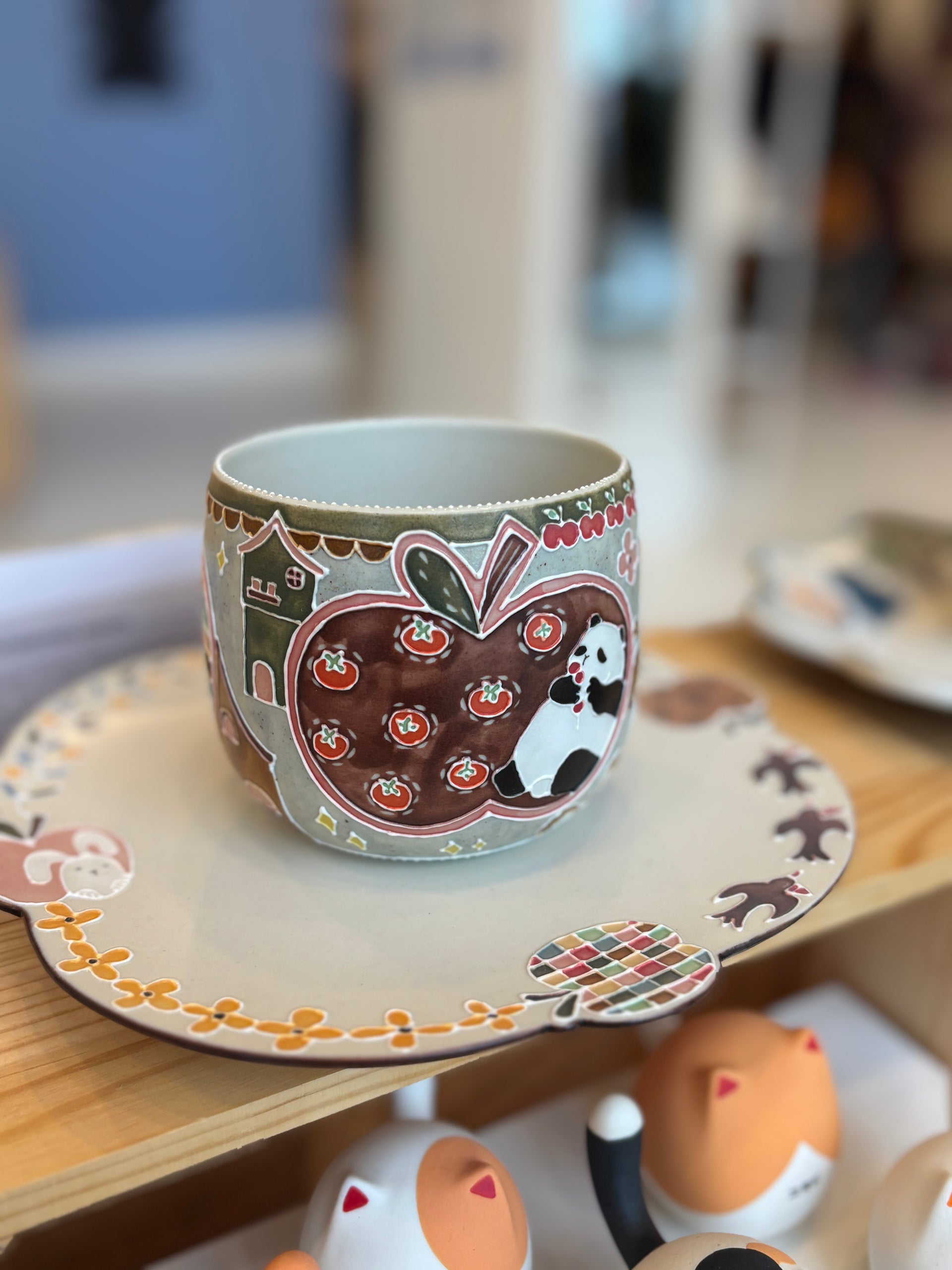 Apples Panda Chubby Cup