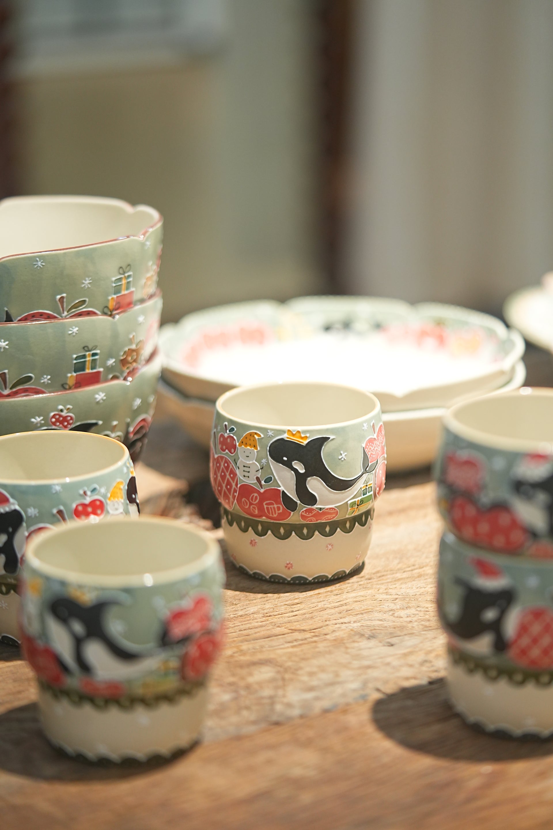 Winter Orca Ice Cream Cup