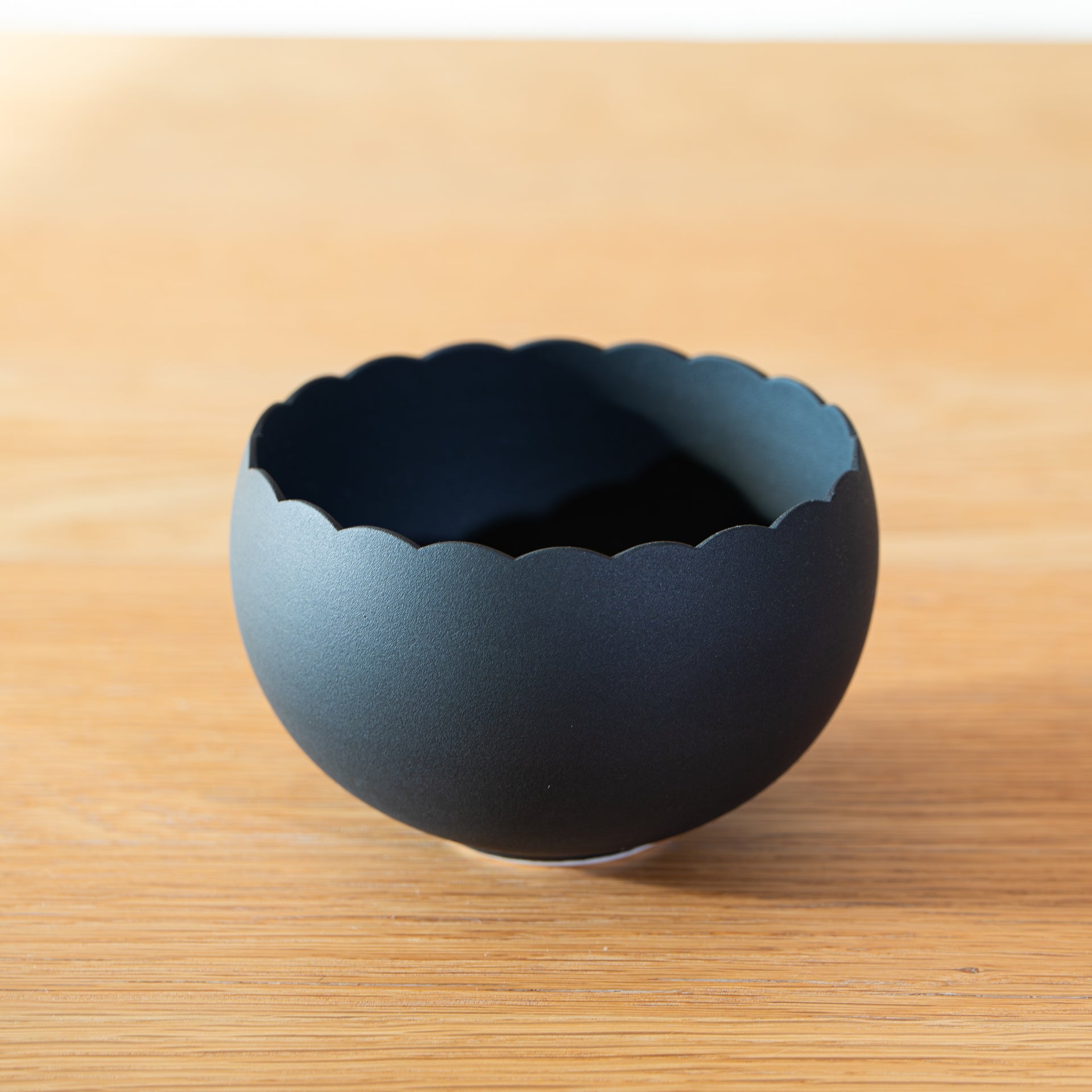 Black Blossom Coffee Cup - Varied Floral Shapes