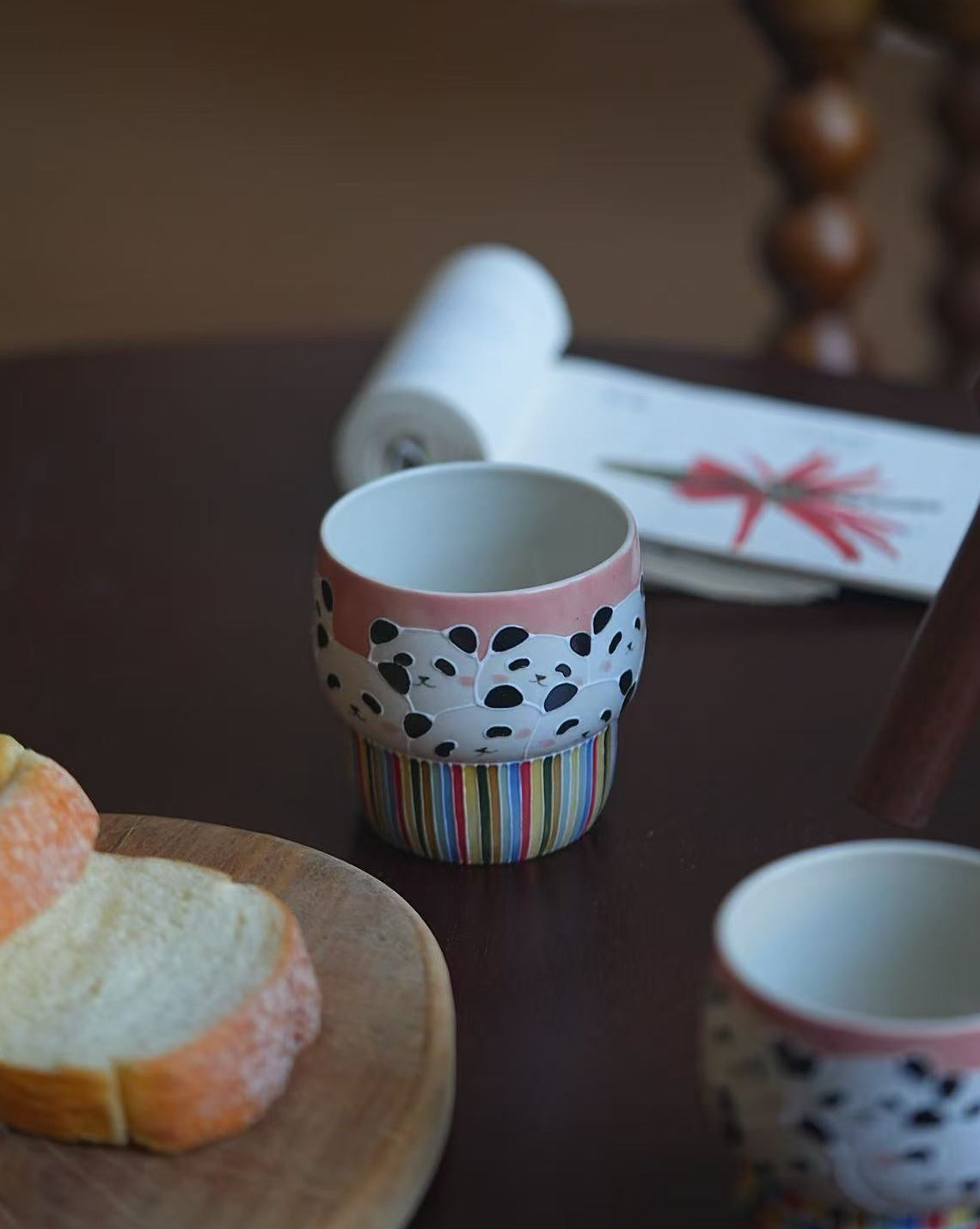 Panda Layered Striped Cup