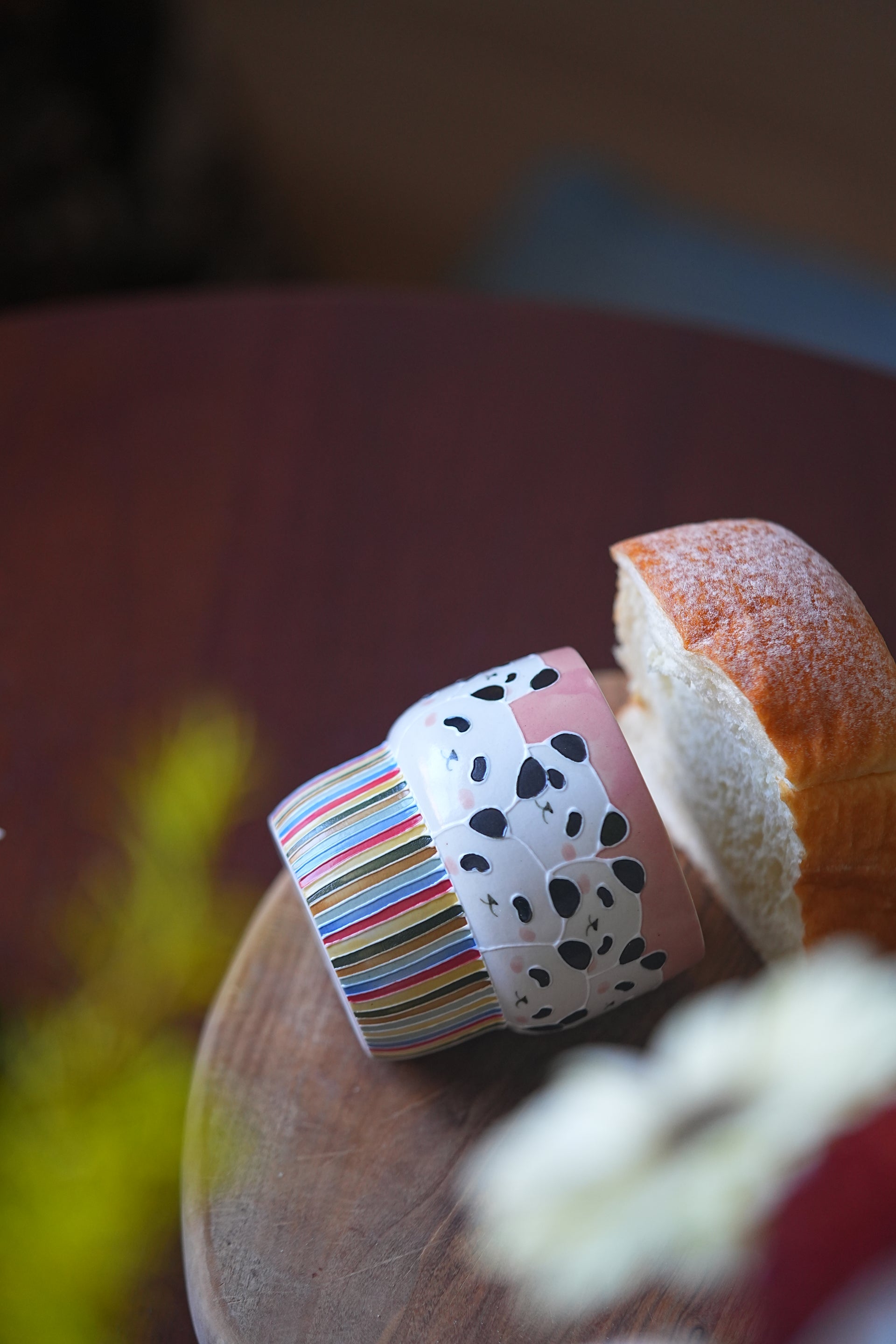 Panda Layered Striped Cup