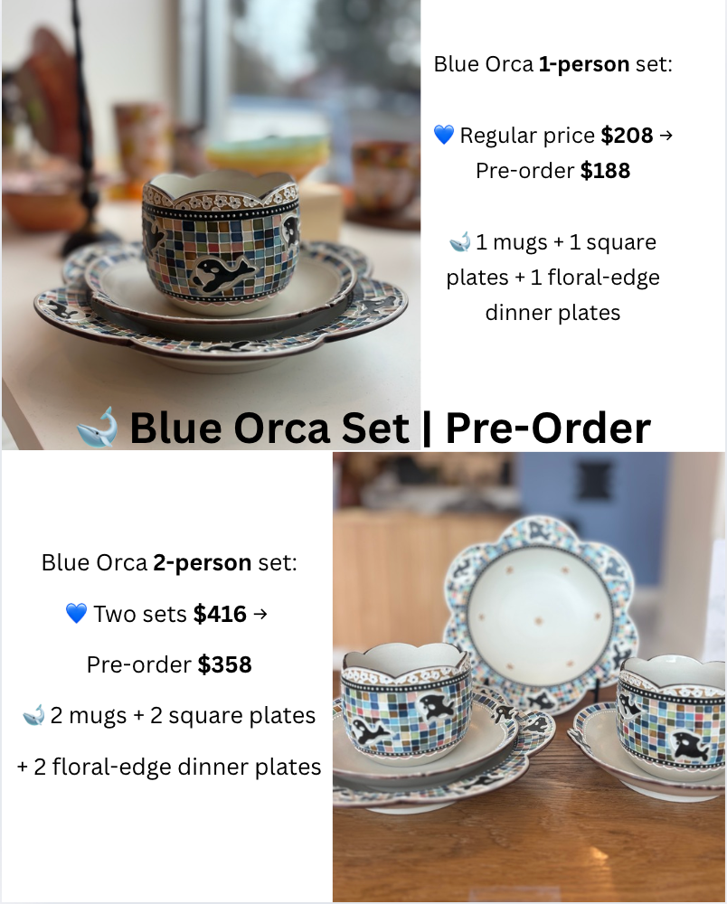 🐋 Blue Orca Set | Pre-Order