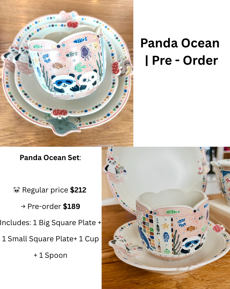 🐼 Panda Ocean Set | Pre-Order