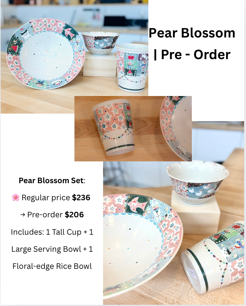 🌸 Pear Blossom Set | Pre-Order