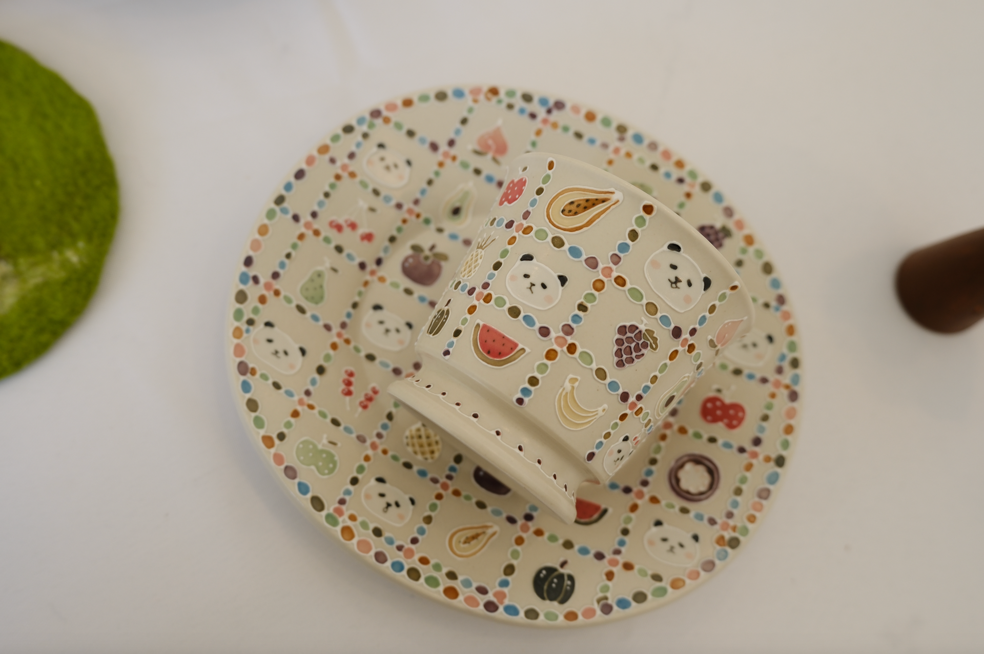 Panda & Fruit Series Plate
