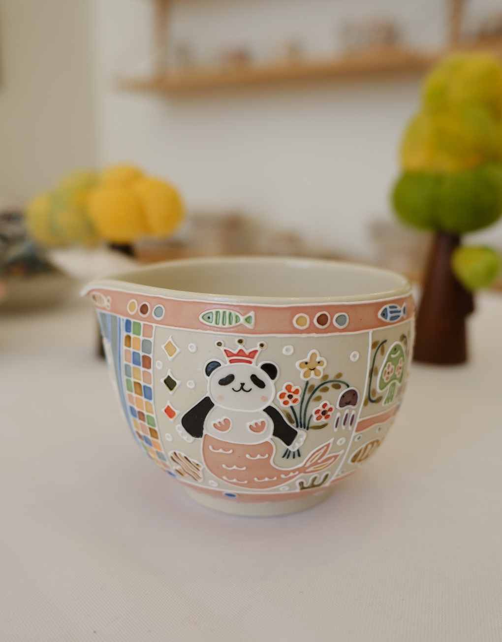 Panda Ocean Matcha bowl