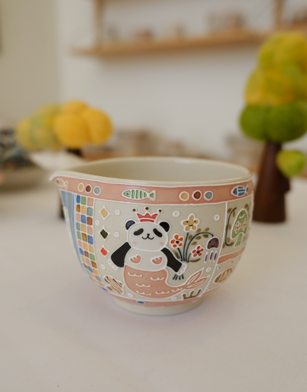 Panda Ocean Matcha bowl second image