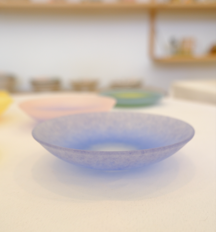 Color-Fade Glass Bowl - Blue