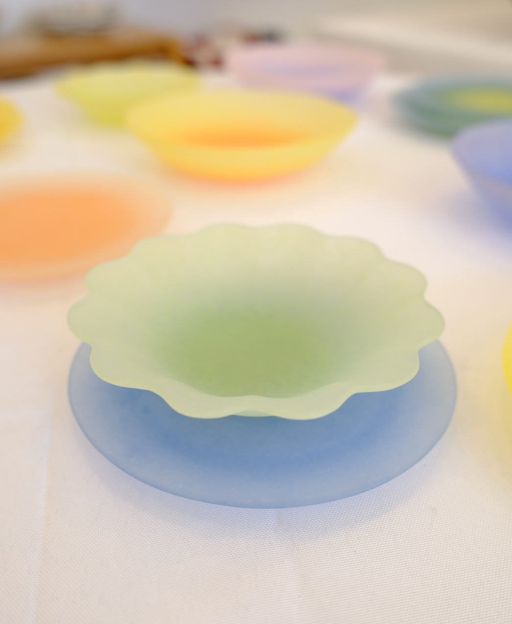 Petal Bowl - Light Green