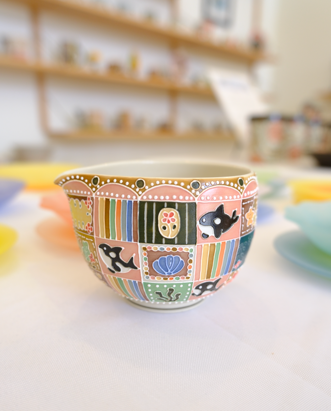 Orca Pink Matcha bowl