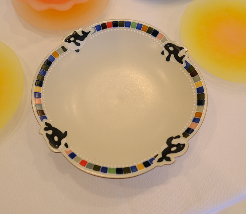 Orca Checkered Square Plate