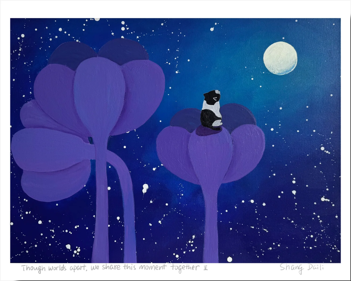 Print - Though World Apart, We Share This Moment Together - Part II