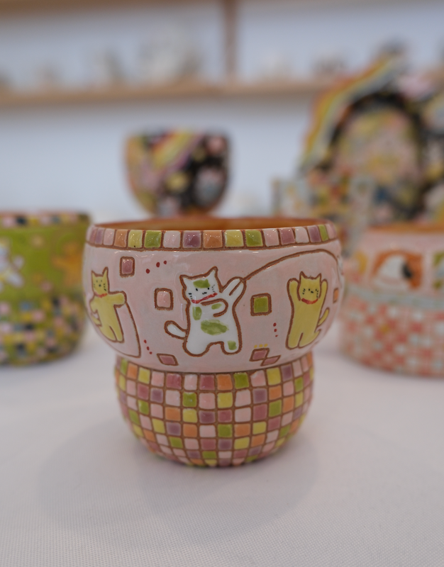 Pink Sport Plaid Cup second image