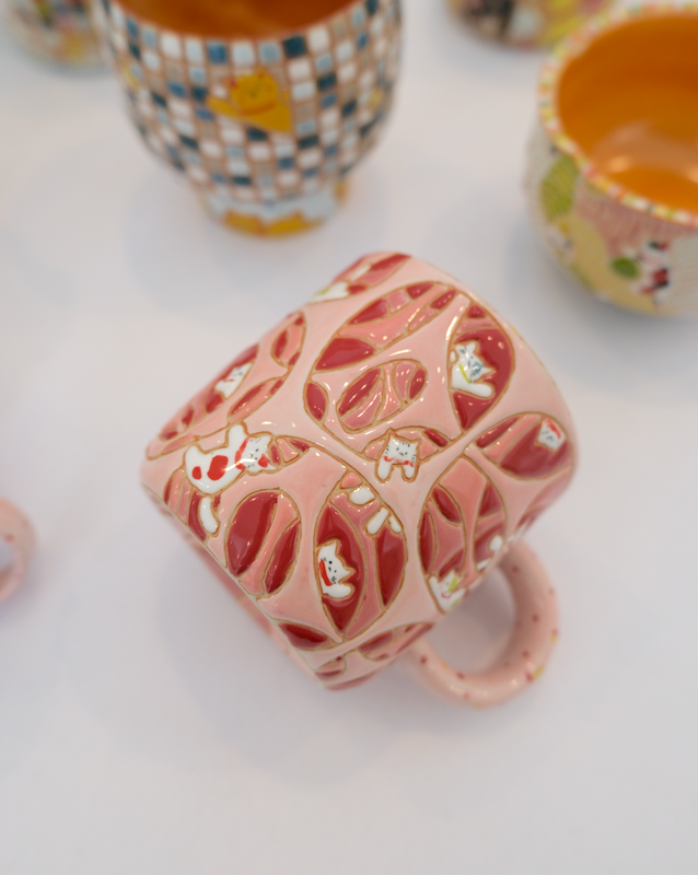Layered Pink Cup