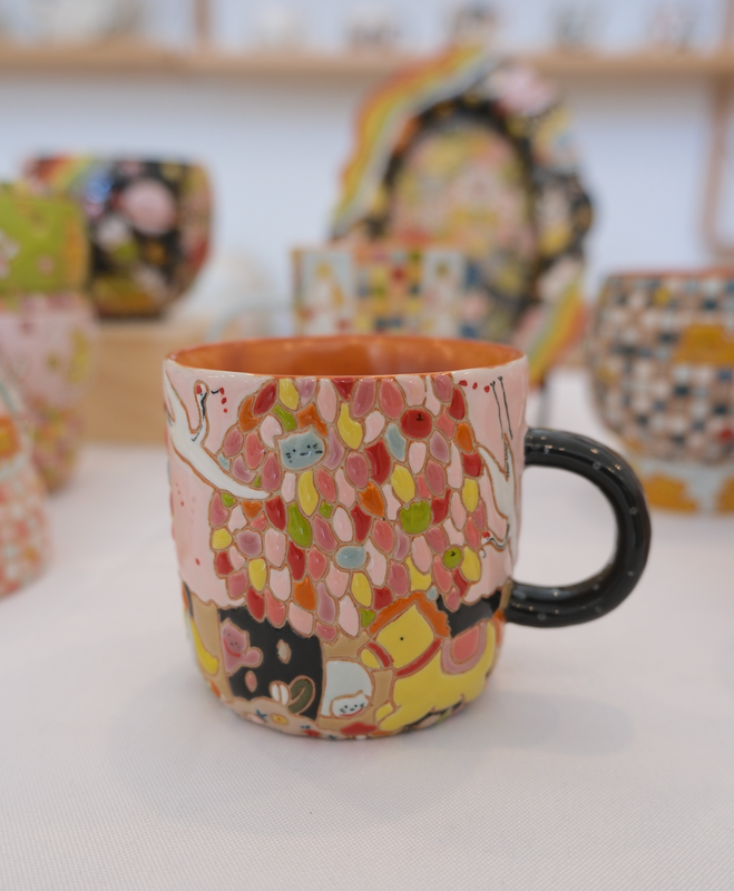 Starry Bloom Crane & Pony Cup second image