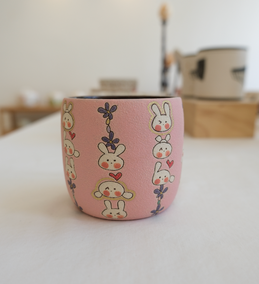 Pink Bunny Parade Cup