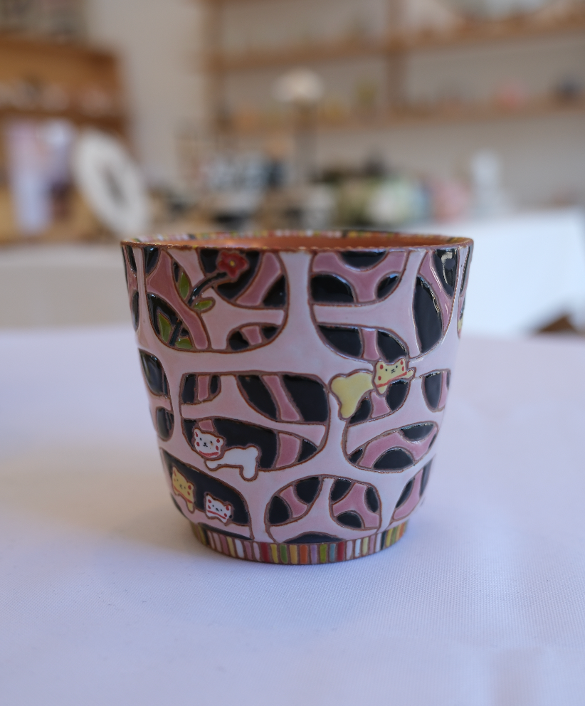 Layered Pink Mug