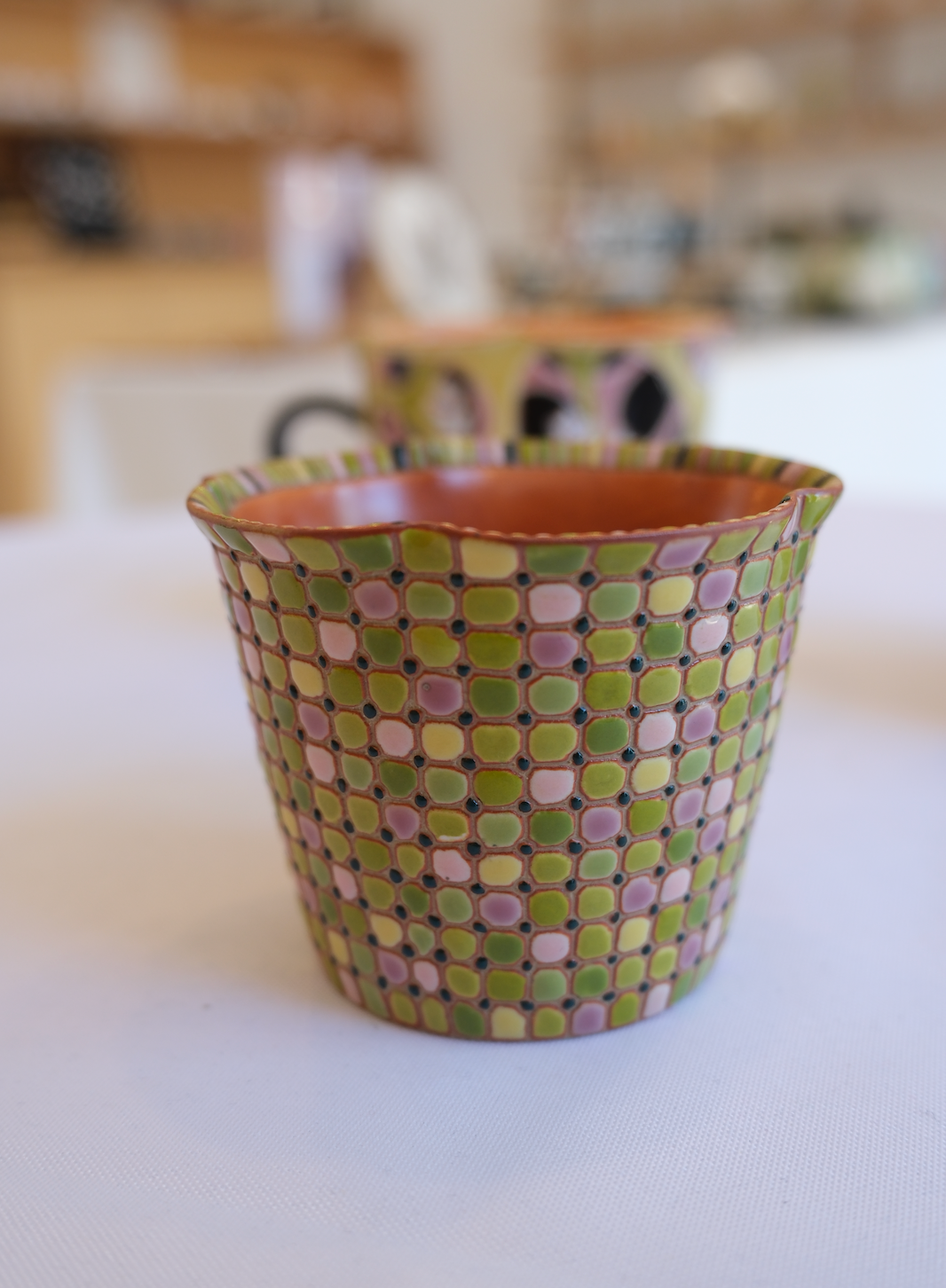 Interior Checkered Mug
