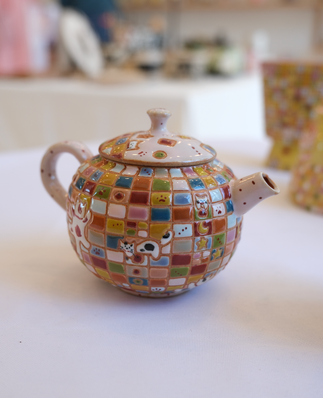 Checkered Teapot