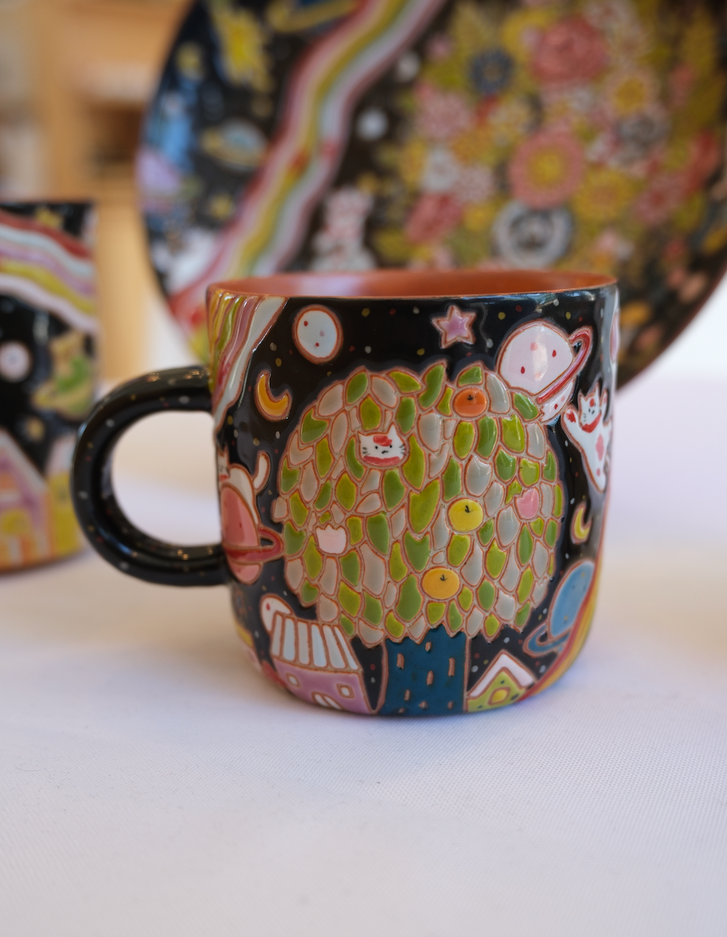 Yellow Clay Starry Sky Mug