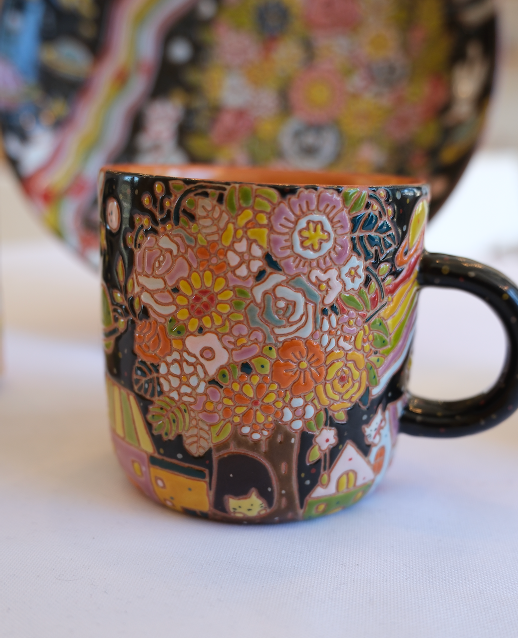 Yellow Clay Starry Sky Mug