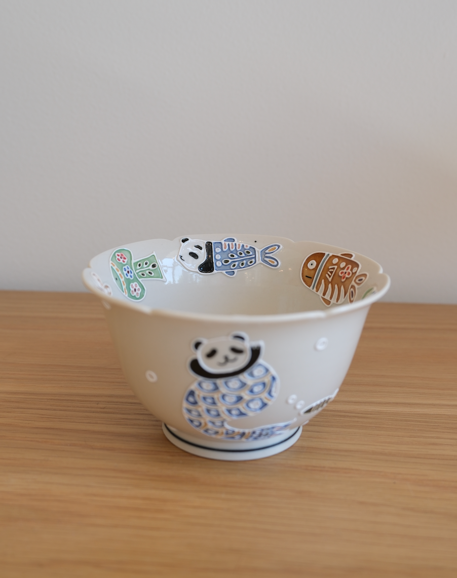 Panda Fish Rice Bowl
