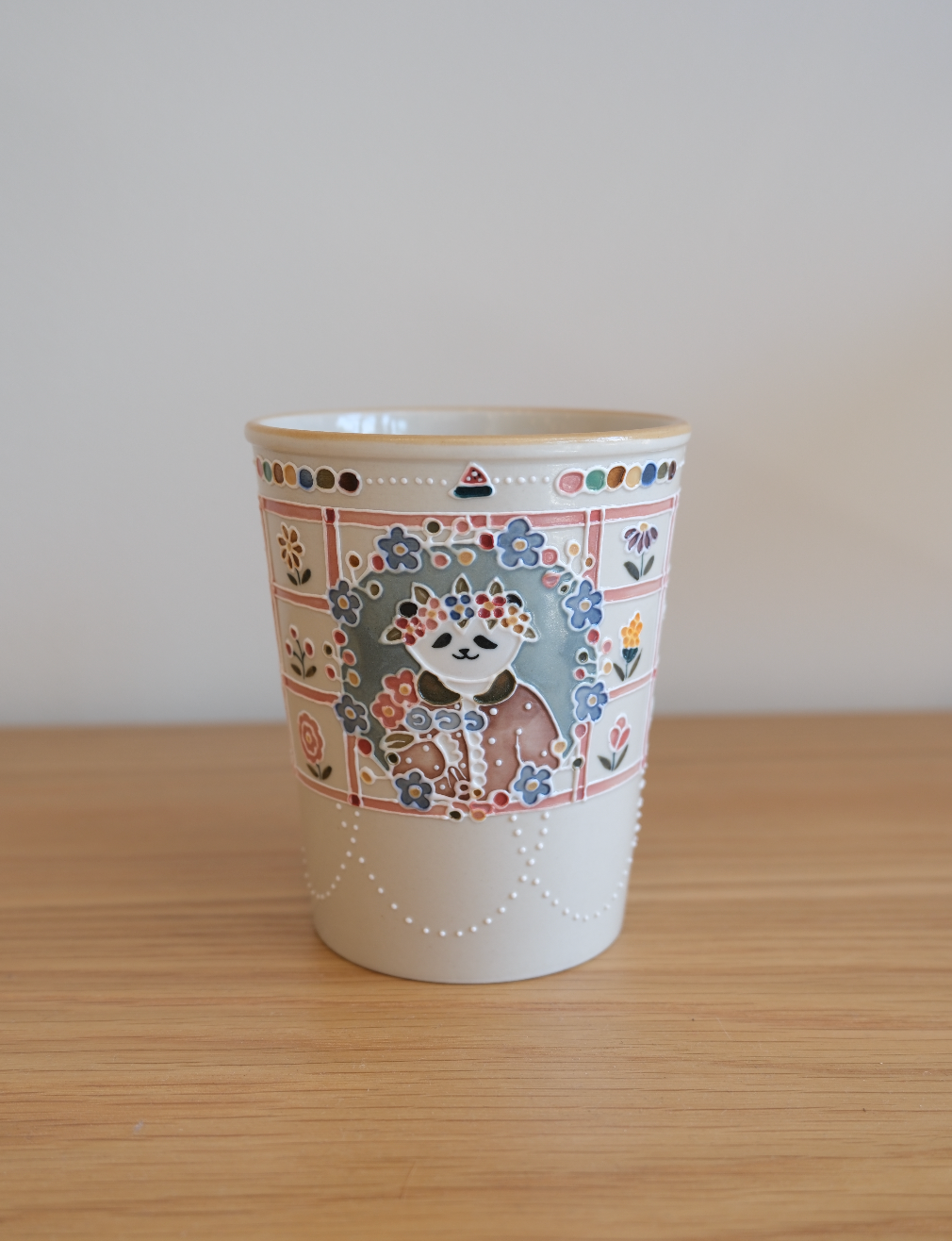 Panda Floral Tumbler