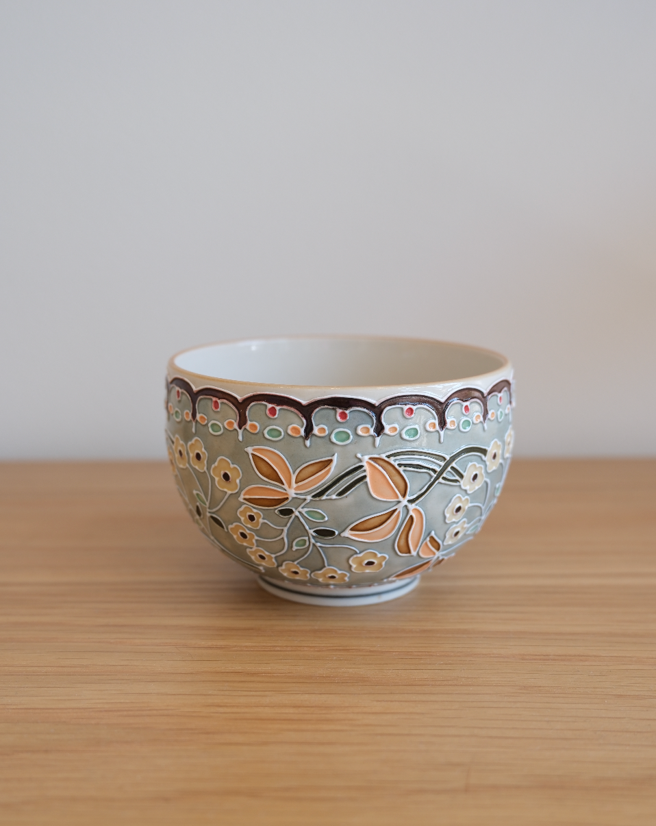 Dunhuang Series Egg Cup - Floral Vine