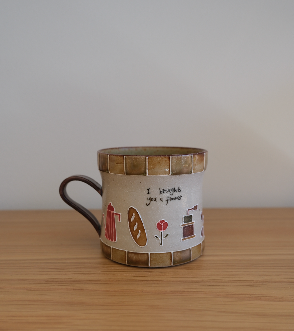 Black Cat Stoneware Mug