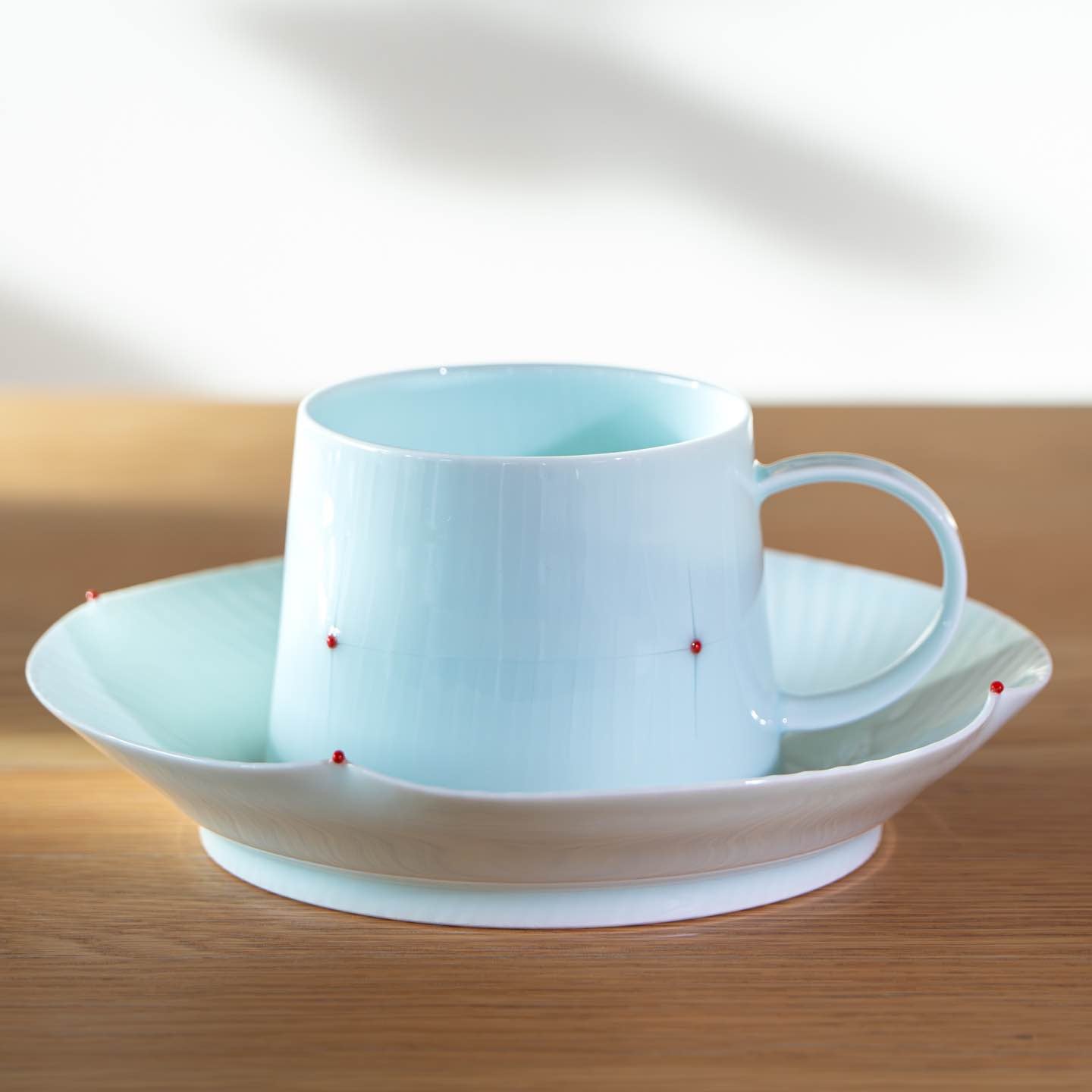 Handcrafted Pale Celadon Plate